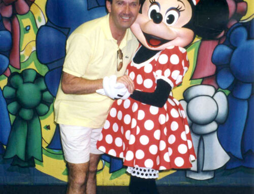 Daniel with Minnie Mouse